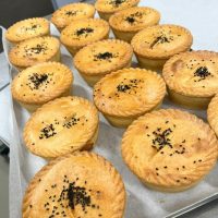 A tray of savoury pies