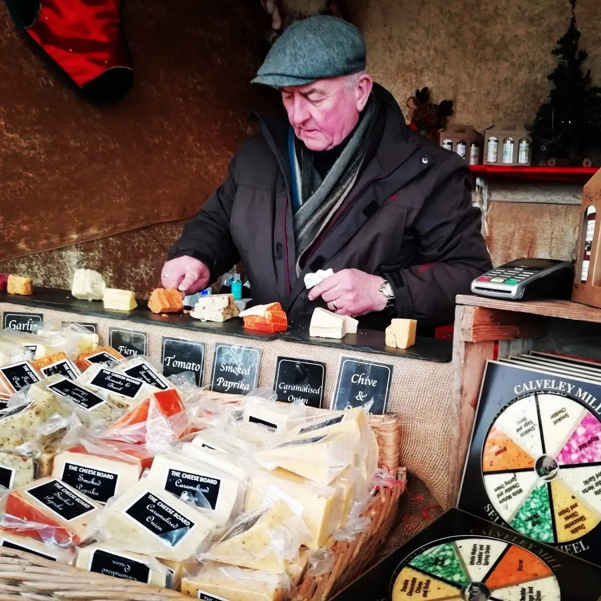 Cheese board stall