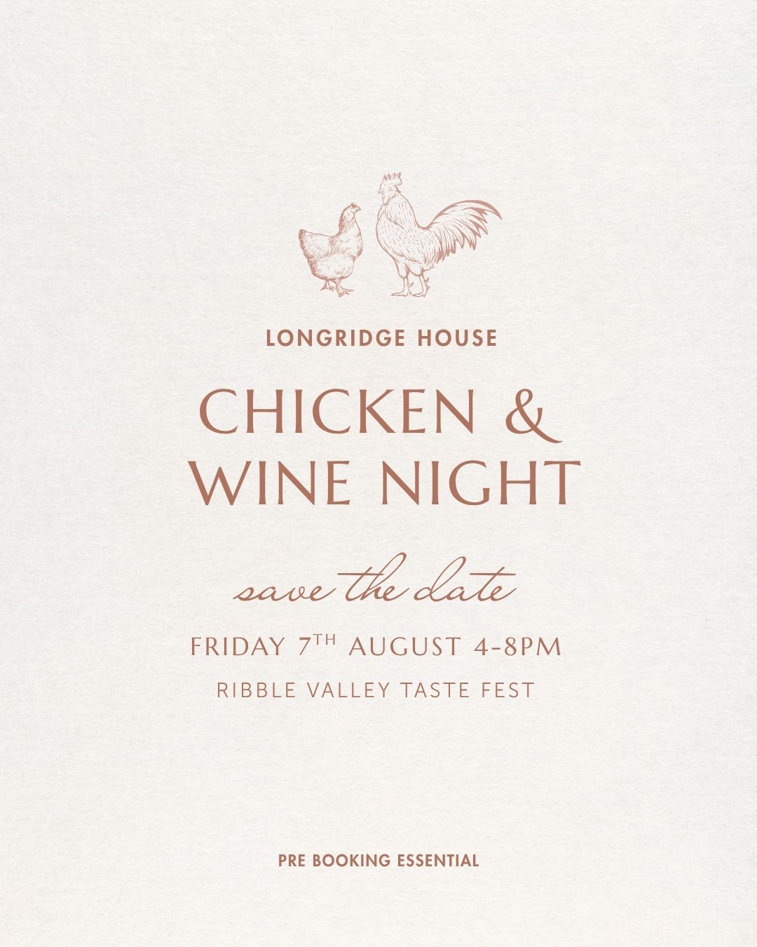 Chicken & Wine Night, Longridge House