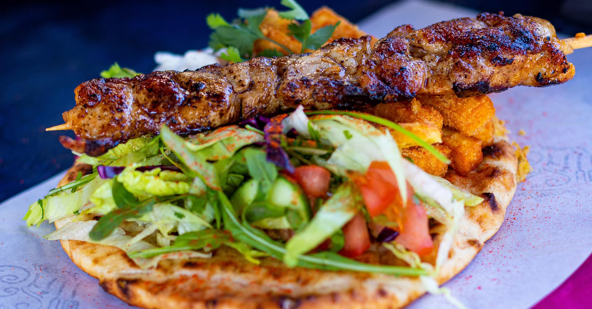 A greek kebab
